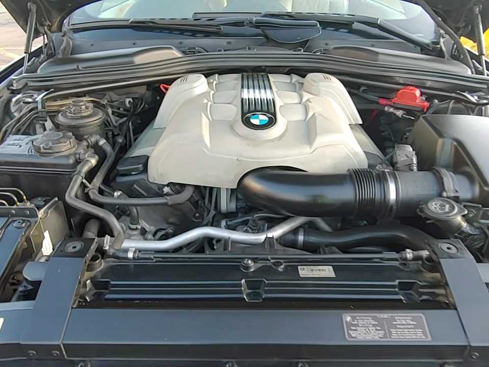 BMW 645 4.4 litre V8 engine still in car