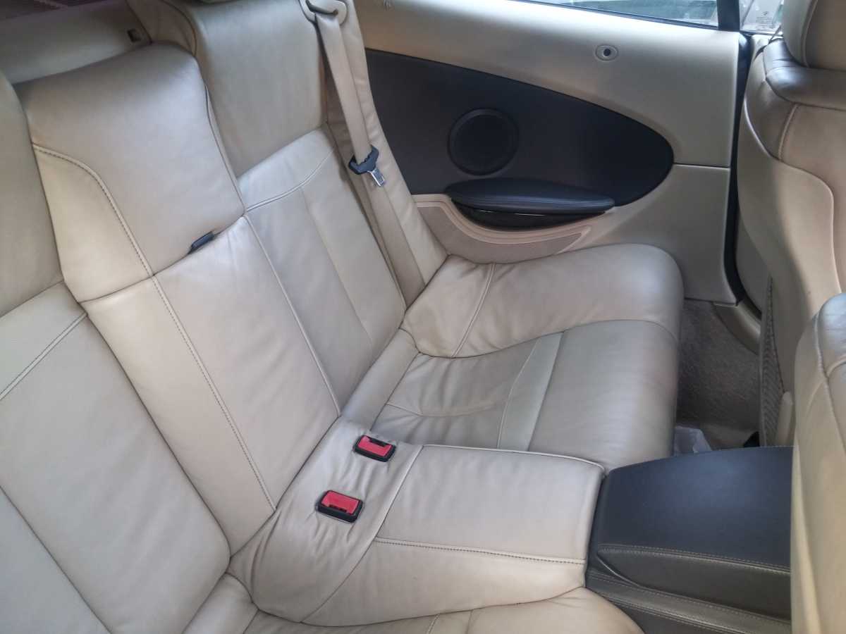 BMW 645 ci rear seats.