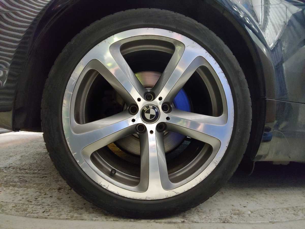 Used offrside rear BMW 645 19inch wheel and tyre in fair condition.